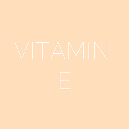 Vitamin E for your skin
