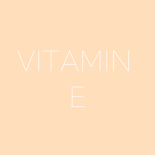Vitamin E for your skin