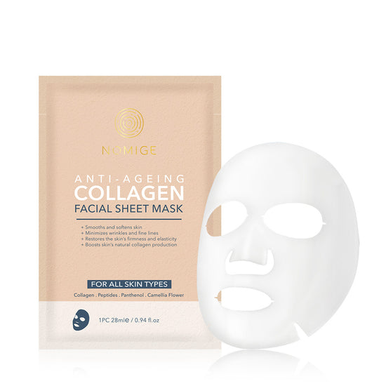 Collagen facial masks