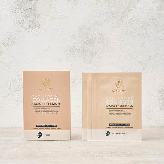 Collagen facial masks