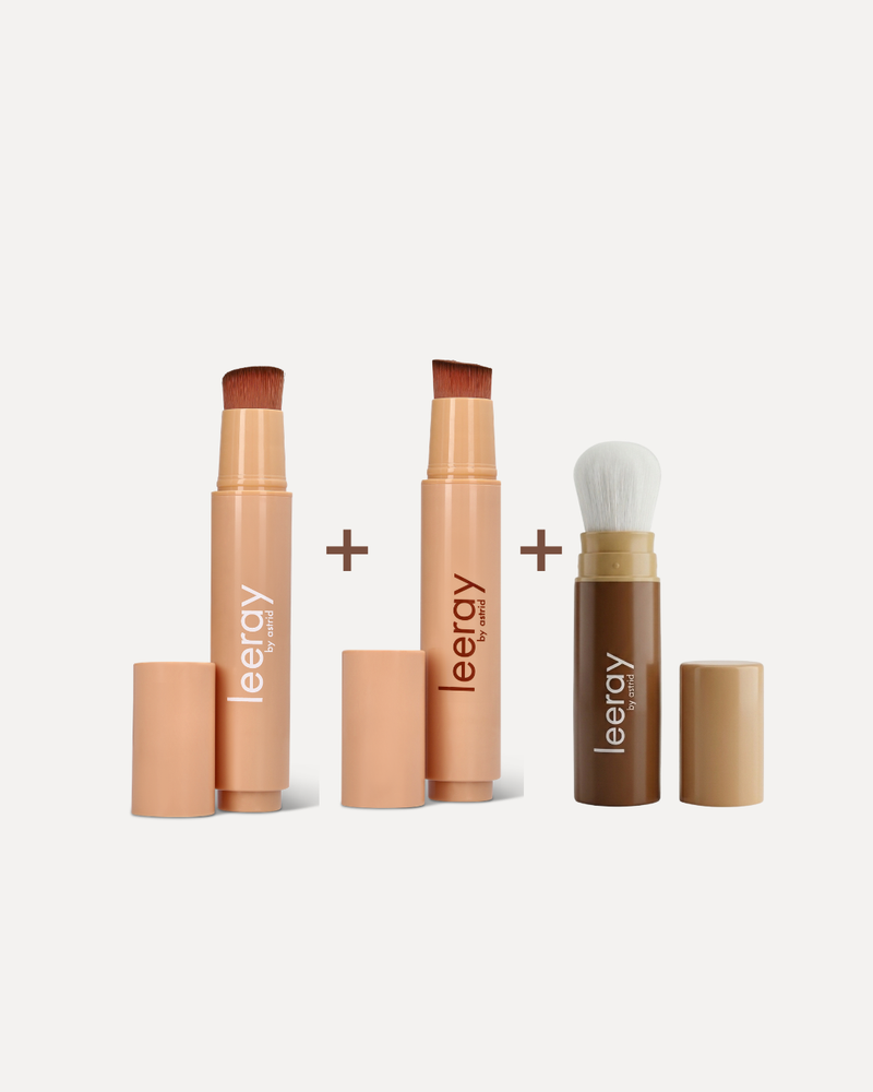 Daily SPF Brush Trio - Leeray by Astrid