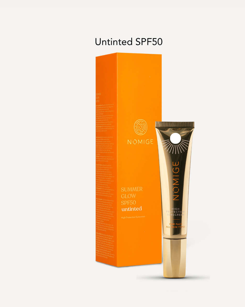 Summer Glow SPF50 Crème Solaire Haute Protection